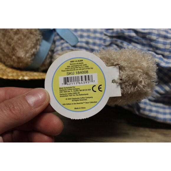 Starbucks 2004 30th Edition Lil‎ Bo Peep Bearista Bear Collection teddy bear - Picture 7 of 11